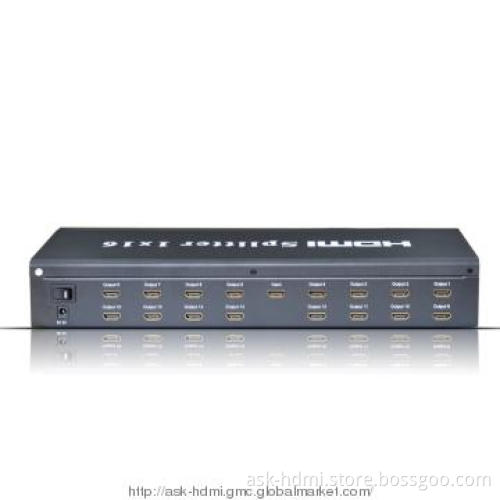 HDMI Splitter 1in 16 out Support 3D HDTV